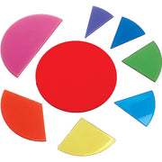 Opaque Fraction Circles, Set of 51