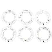 Fraction Rings, Set of 6