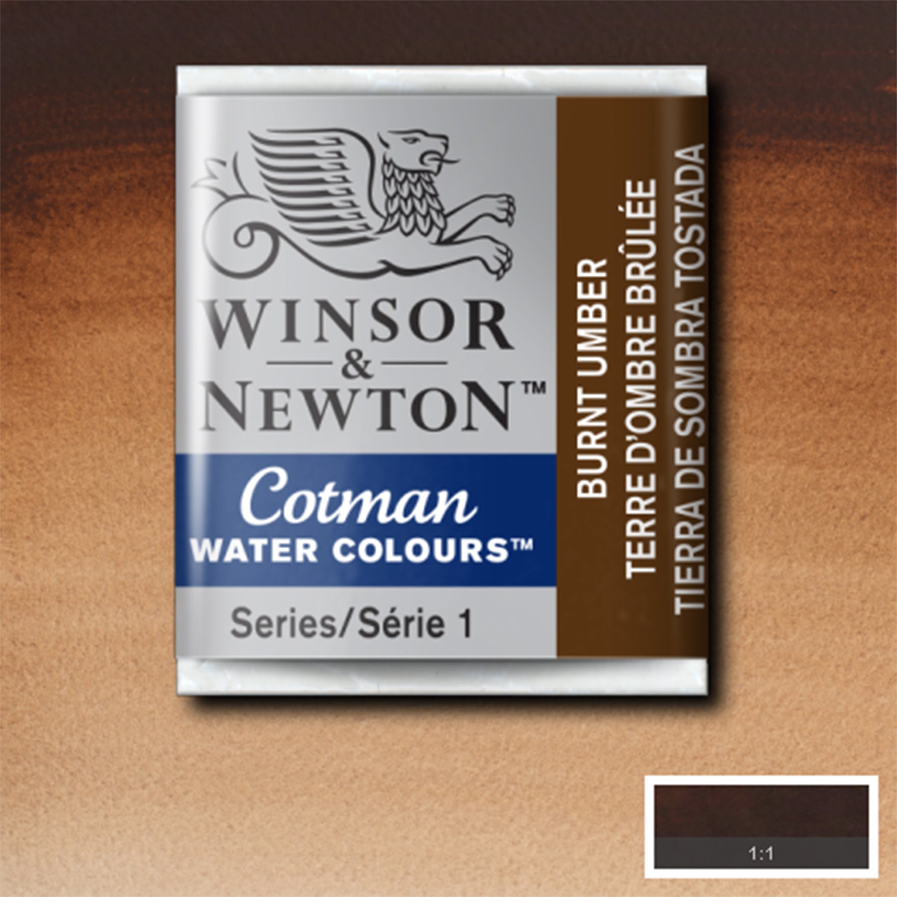 CWC Half Pan - Burnt Umber