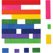 Blank Fraction Tiles, Set of 51