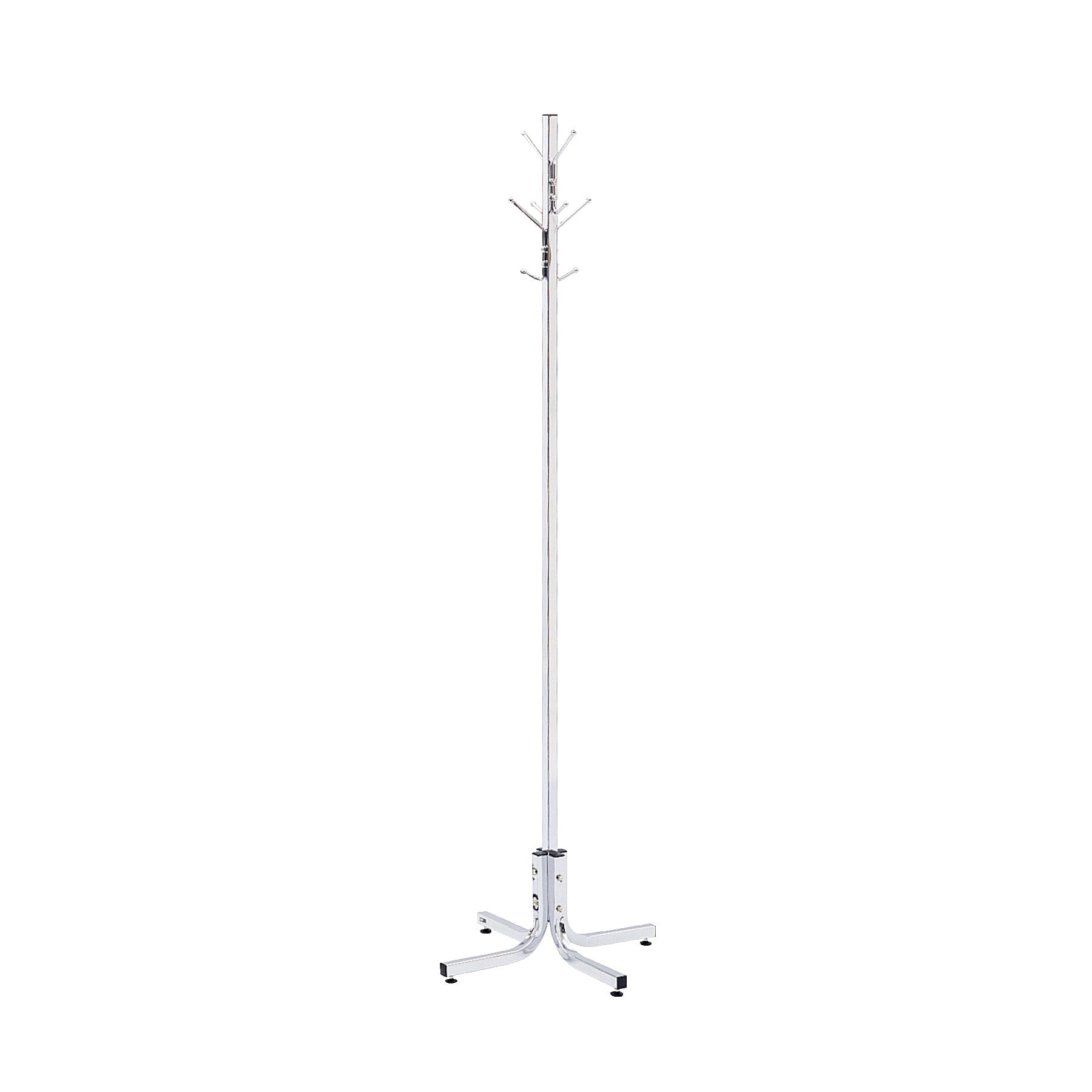 Coat Rack Floor Stnd 4 Hk Chr