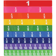 Opaque Fraction Tiles, Set of 51
