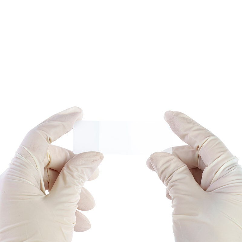 Microscope Slides, Corner Grounded, Frosted, 75 x 25 x 1 mm - 72 slides per Box/20 Boxes per Case