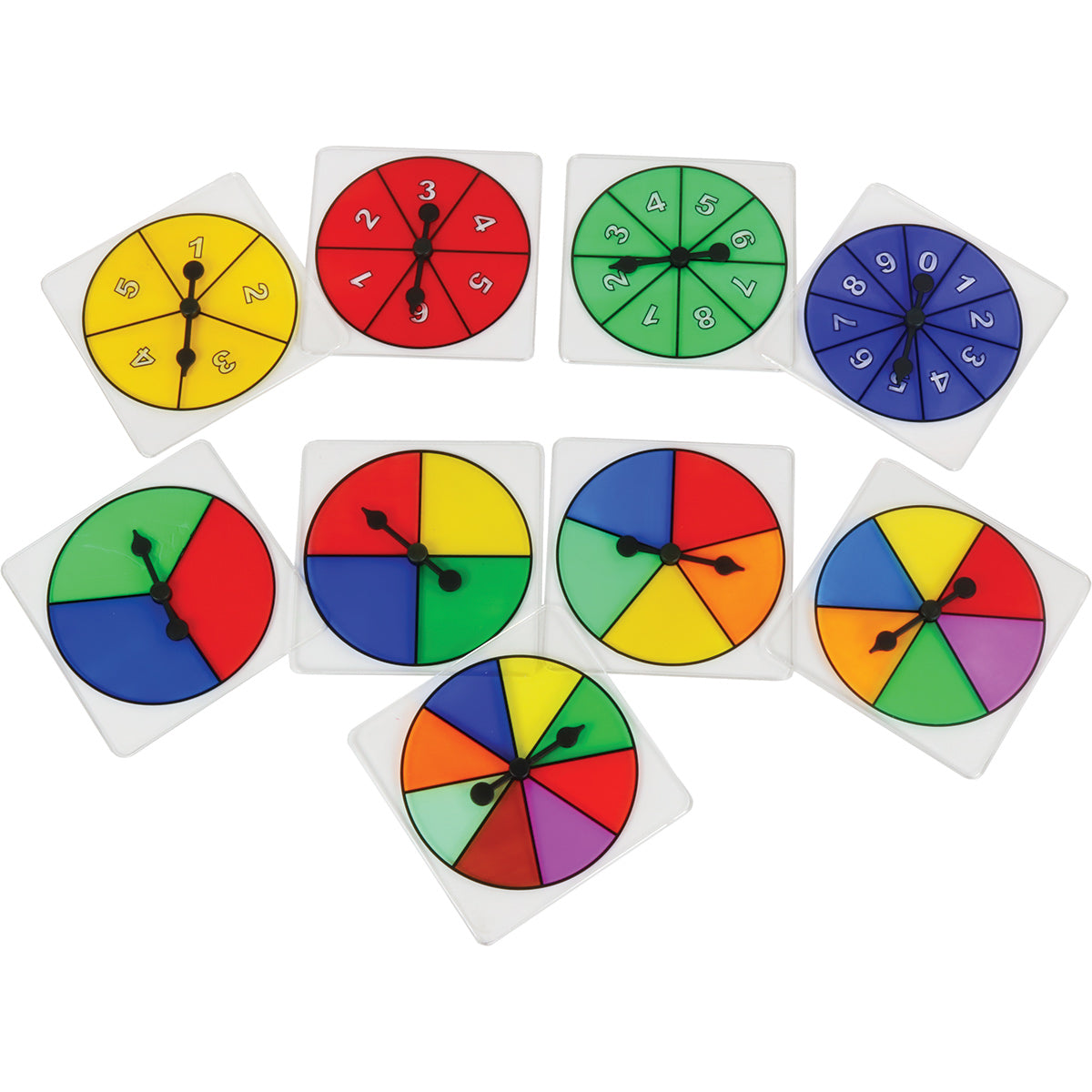 Probability Spinner, Set of 9