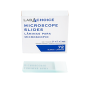 Microscope Slides, Corner Grounded, Double Frosted, 75 x 25 x 1 mm - 72 slides per Box/20 Boxes per Case