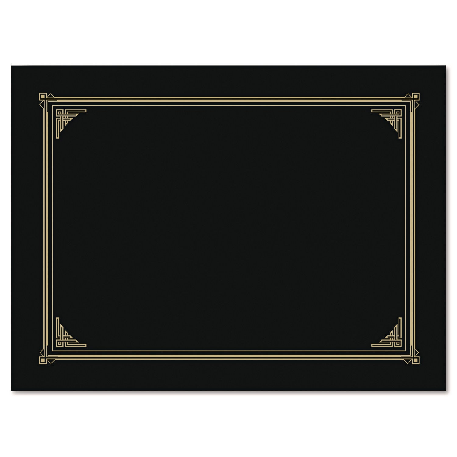Geographics A4, Letter Recycled Certificate Holder - 8 19/64" x 11 45/64" , 8 1/2" x 11" , 8" x 10" - Metallic Gray - Embossed - 30% Recycled - 6 / Pack