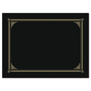 Geographics A4, Letter Recycled Certificate Holder - 8 19/64" x 11 45/64" , 8 1/2" x 11" , 8" x 10" - Metallic Gray - Embossed - 30% Recycled - 6 / Pack