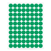1/2" Good Behavior Stickers, 4 sheets, 320 stickers per pack
