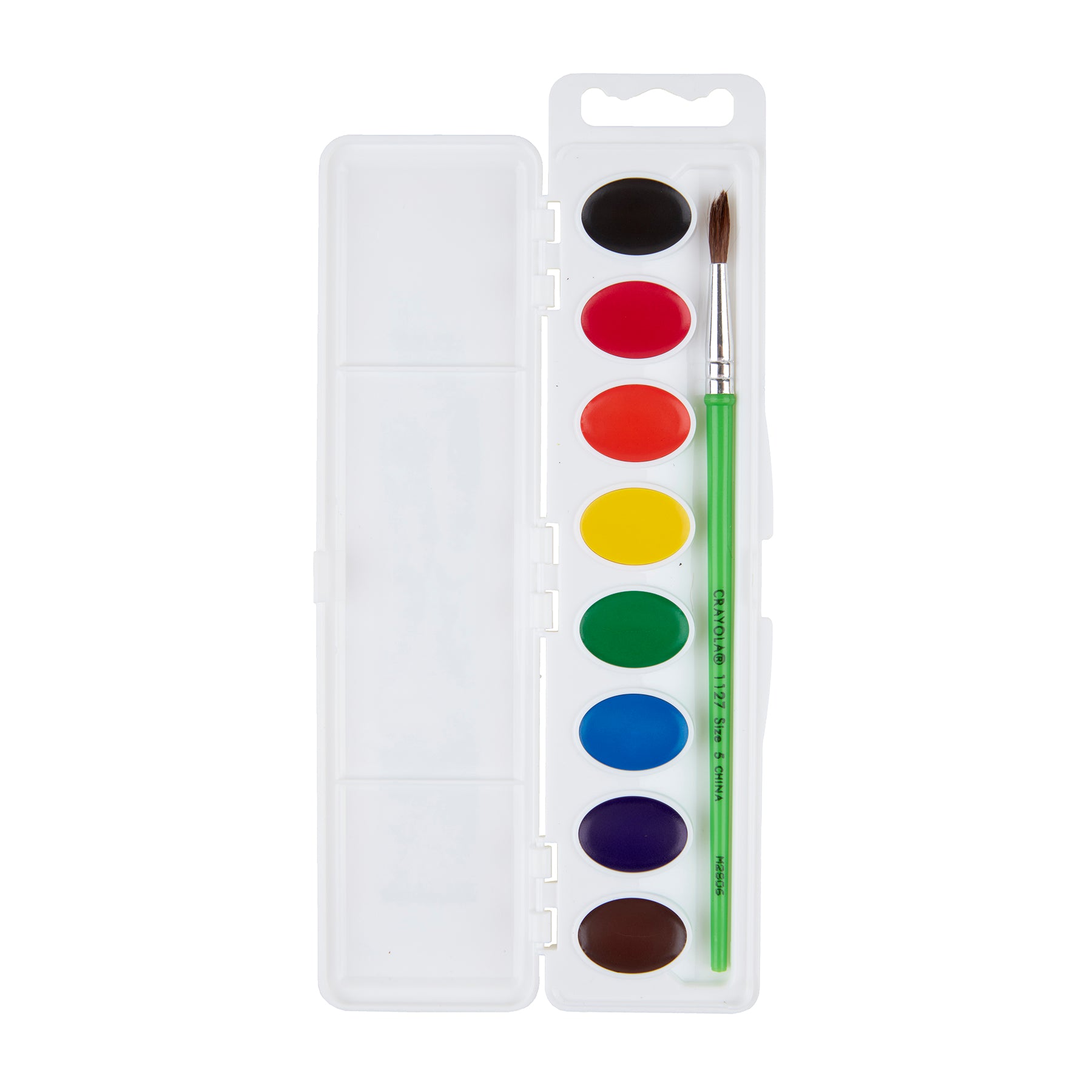 Semi-Moist Washable Watercolor Set, 8 Colors