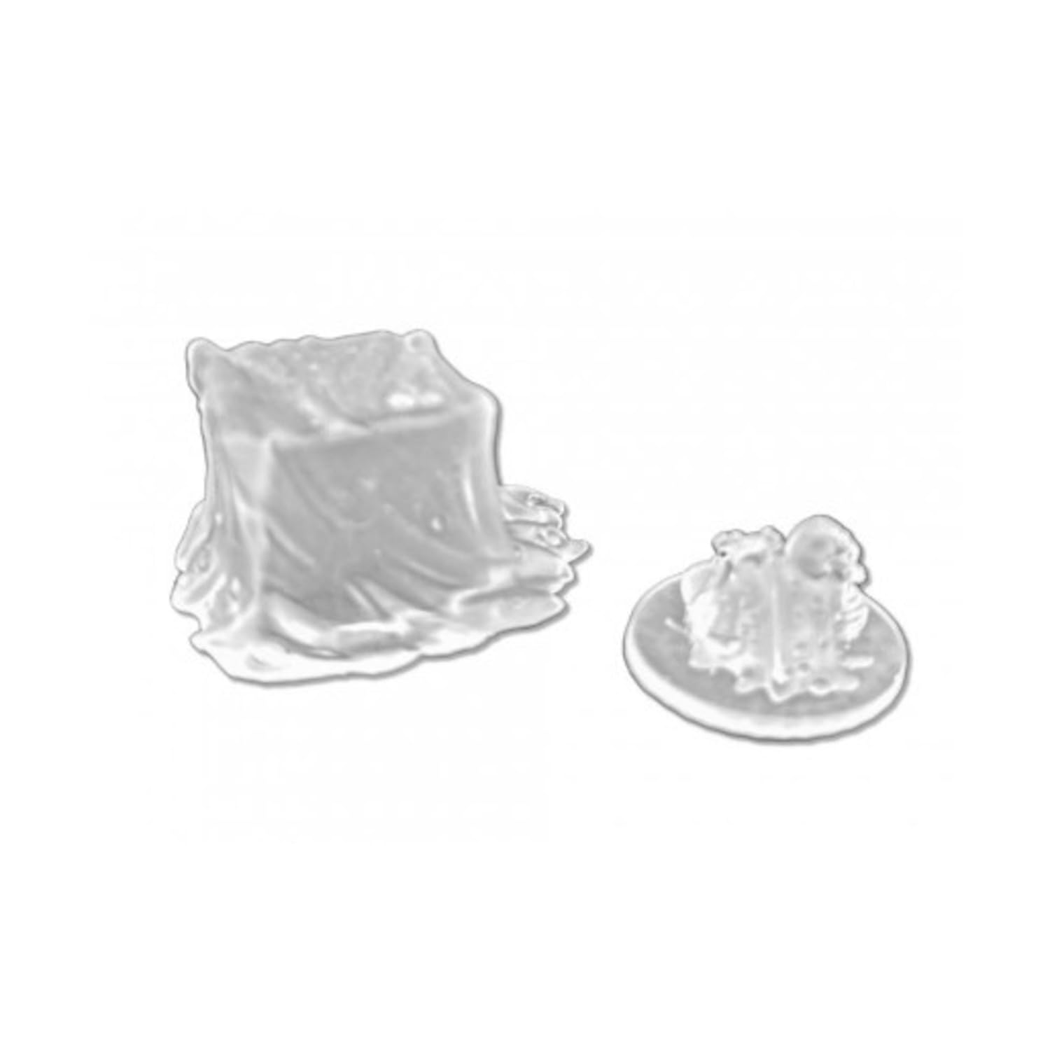 Dungeon Dwellers: Reaper Small Gelatinous Cube (Clear) Miniature 25mm Heroic Scale Figure Dungeon Dwellers Miniatures
