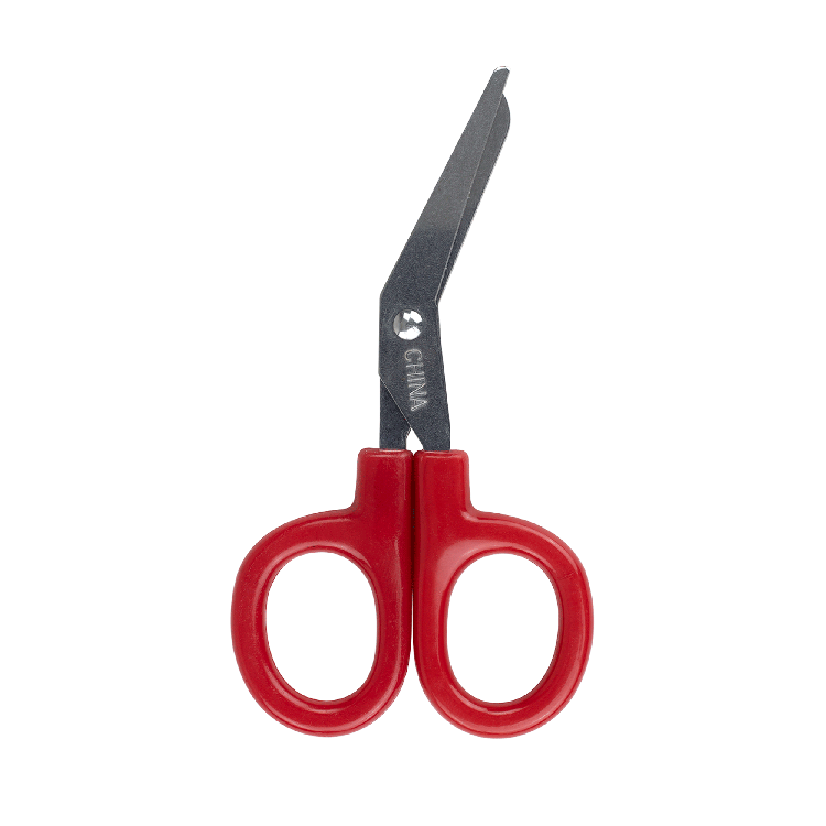 Mini Scissors, Red, 4" - 100 pcs per Box/5 Boxes per Case