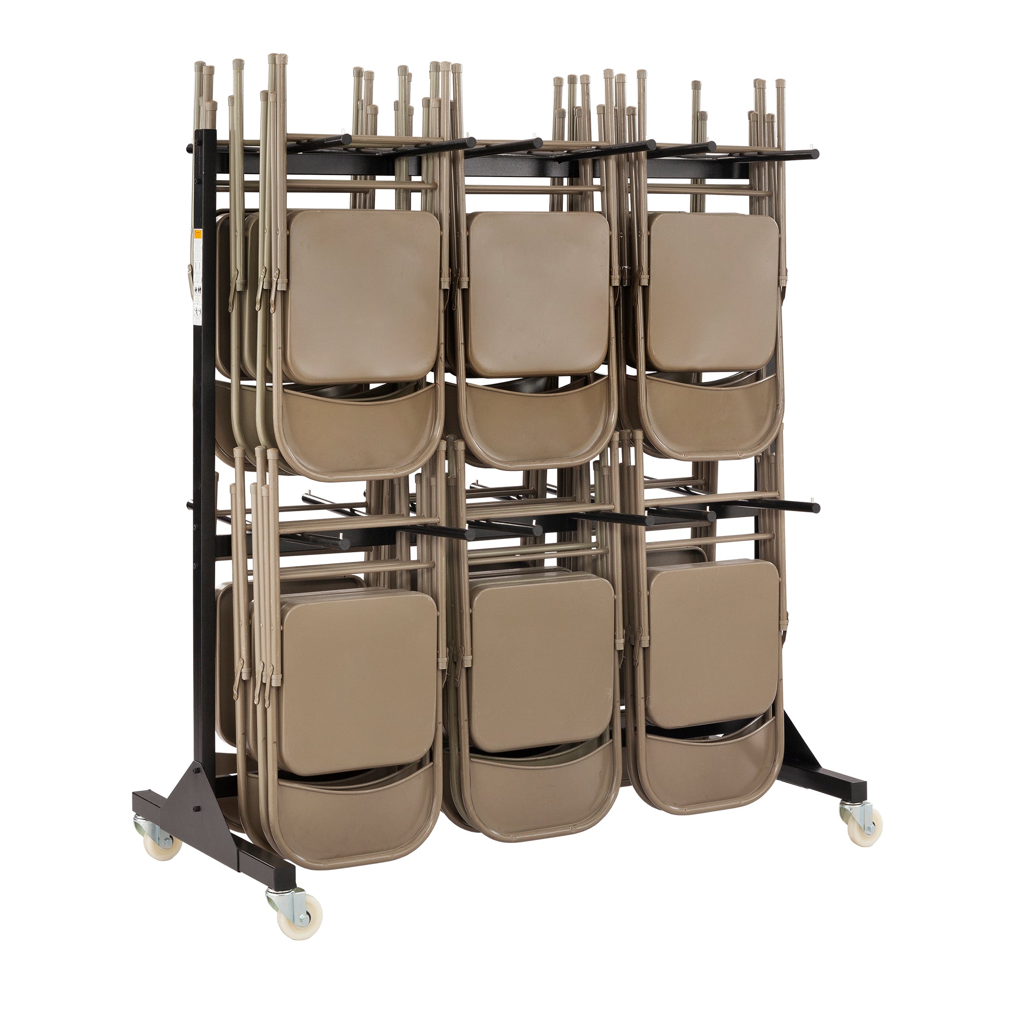 Cart Steel Chair Two-Tier Blk