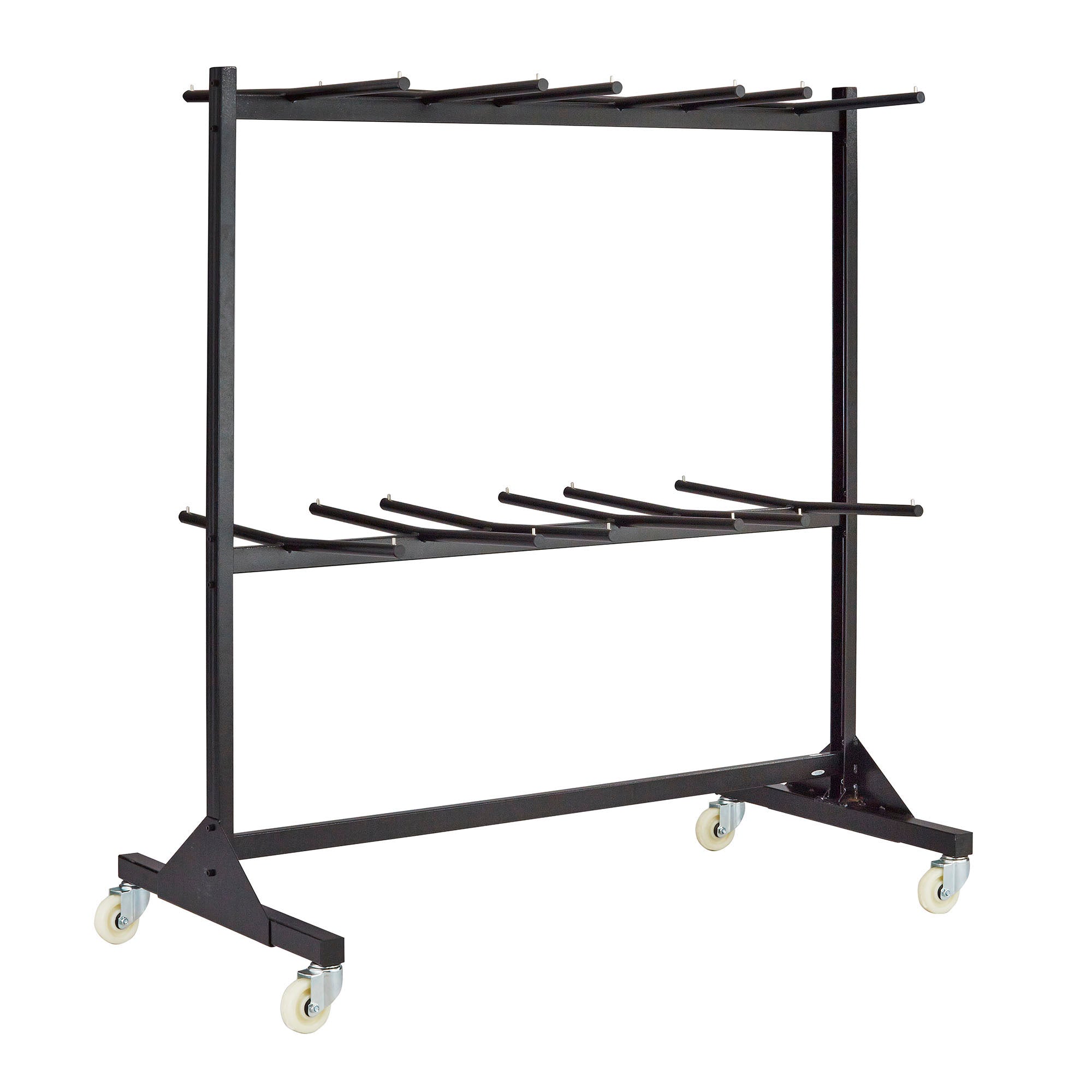 Cart Steel Chair Two-Tier Blk
