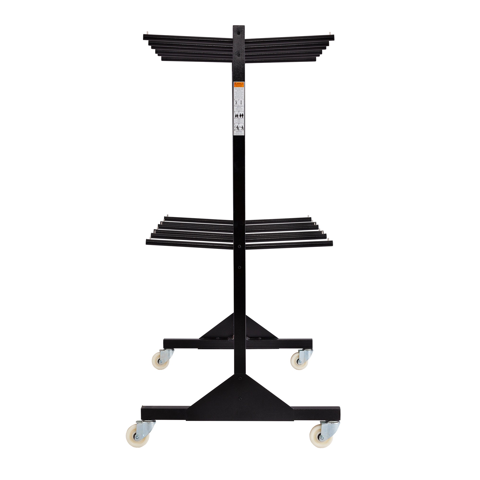 Cart Steel Chair Two-Tier Blk