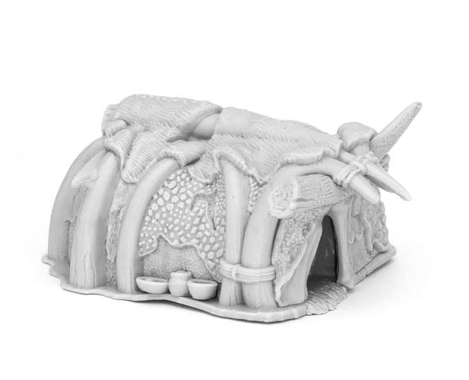 Reaper Miniatures Runehorn Hut Miniature 25mm Heroic Scale Bones Black