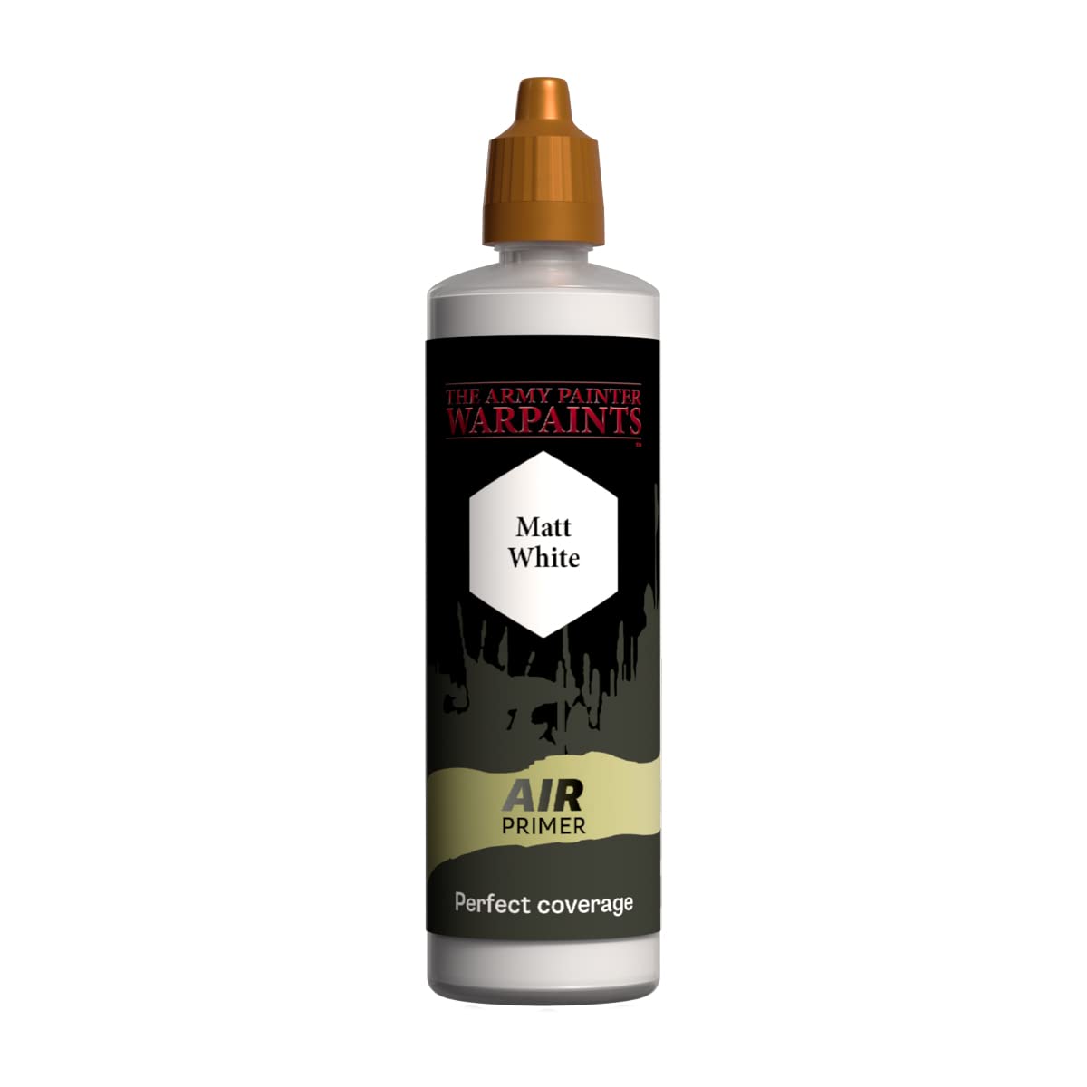 The Army Painter Airbrush Primer White, 100ml Dropper Bottle Acrylic Paint Primer, Acrylic Airbrush Paint Primer for Airbrushing and Painting Wargaming Miniatures, Perfect for Tabletop Boardgames