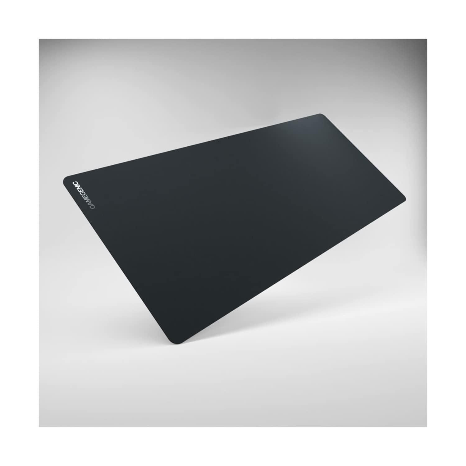 Gamegenic Prime Playmat XL – Black Color, 80 x 35 cm Extra-Wide Soft Cushioned Natural Rubber Playmat, Ultra-Fine Surface & Anti-Slip Backing for TCGs