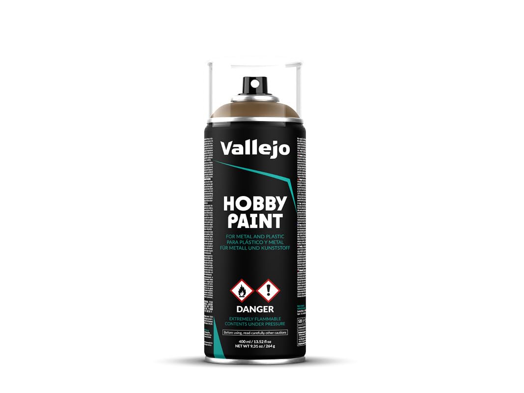 Vallejo - Hobby Paint Spray Infantry Color | English Uniform 400 ml. (13.5 fl.oz.) | Perfect Matt and Self Levelling Finish