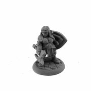 Reaper Freya Fangbreaker Dwarf Shieldmaiden Miniature Figure 25mm Heroic Scale Bones USA Miniatures