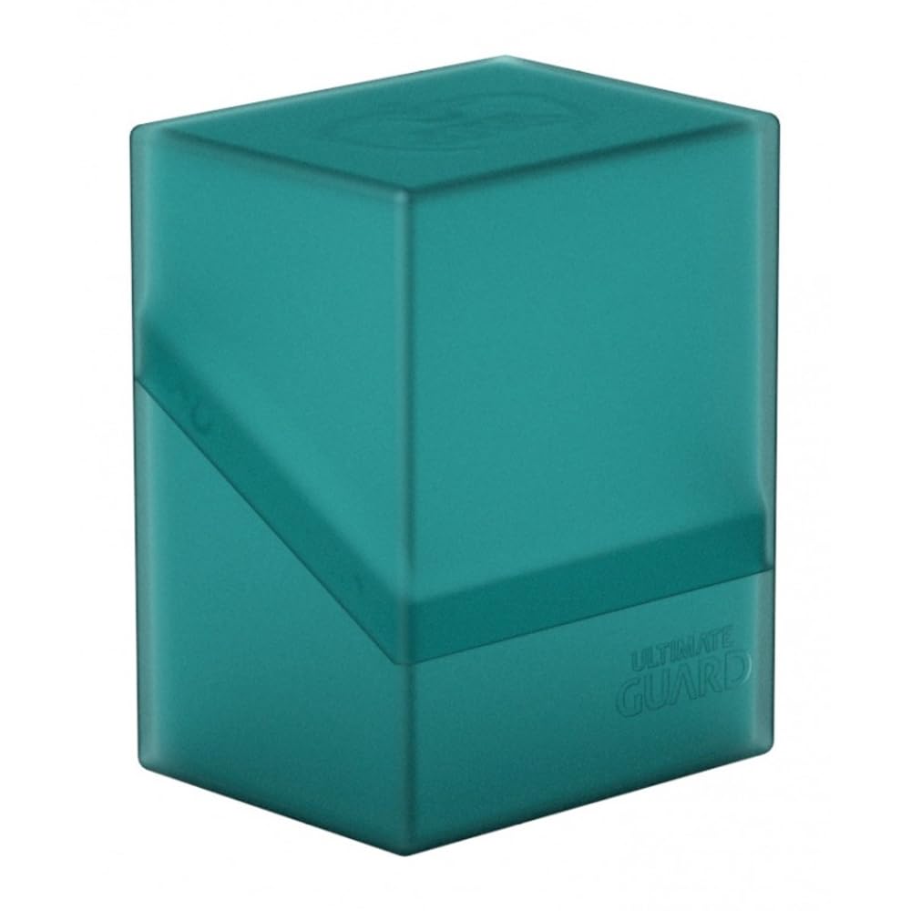 Ultimate Guard Boulder 80+ Classic, Deck Case for 80 Double-Sleeved TCG Cards, Malachite, Secure & Durable Storage for Trading Card Games, Soft-Touch Finish