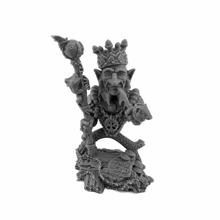 Reaper Wenzelbaum Gnome King Bust Miniature Figure Bones USA Miniatures