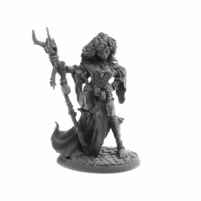 Reaper Andowyn Thrushmoor Human Druid Miniature Figure 25mm Heroic Scale Bones USA