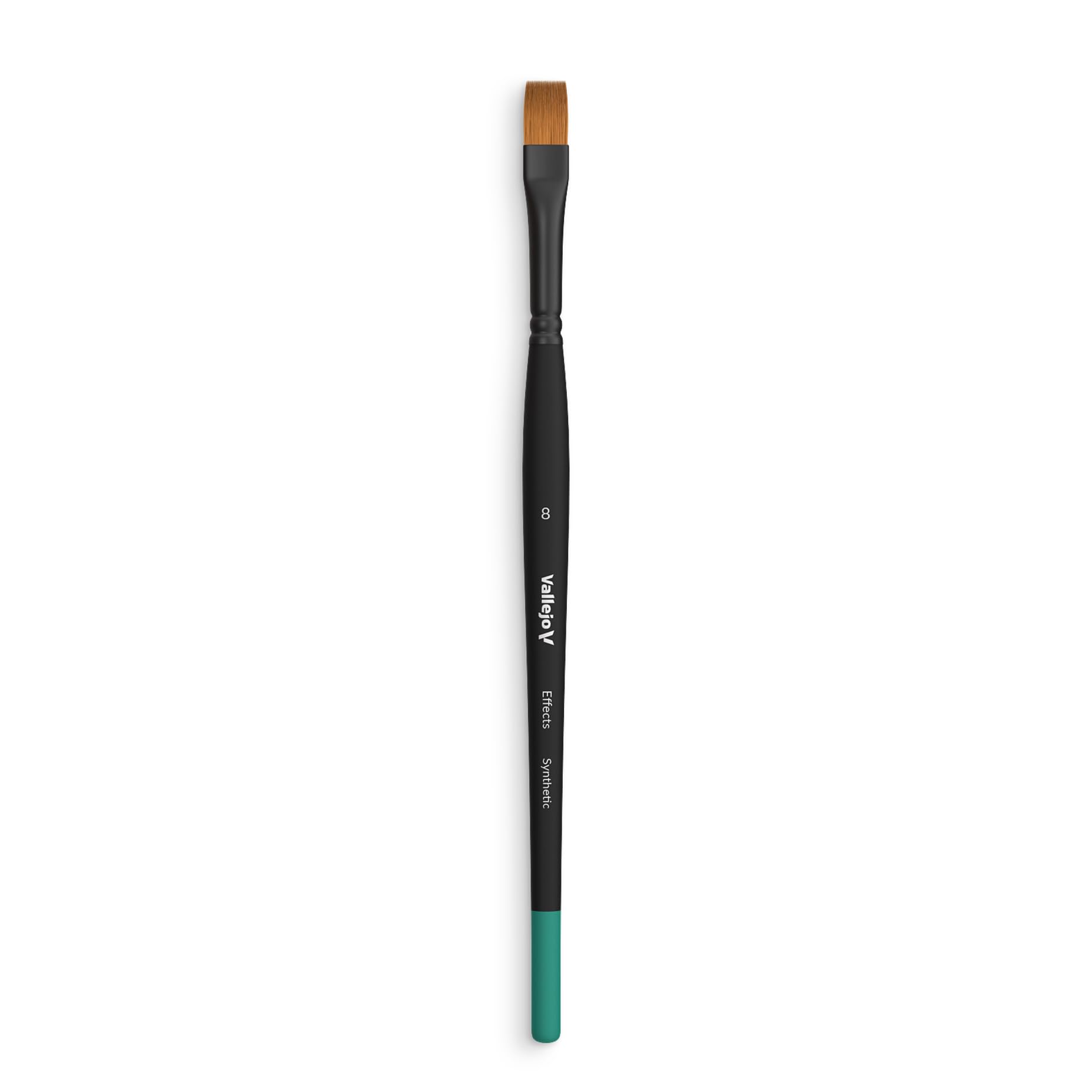 Vallejo Effects Flat Rectangular Synthetic Brush