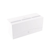 Gamegenic Triple Deck Holder 300+ XL - Compact Storage Solution for Three Decks or 300 Double-Sleeved Cards, Includes Three Removable Deck Holders, White Color, Made