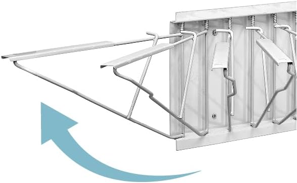 Blueprint Pivot Wall Rack, Grey