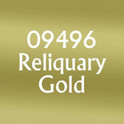 Reliquary Gold Acrylic Reaper Master Series Hobby Paint .5oz Dropper Bottle Reaper Miniatures