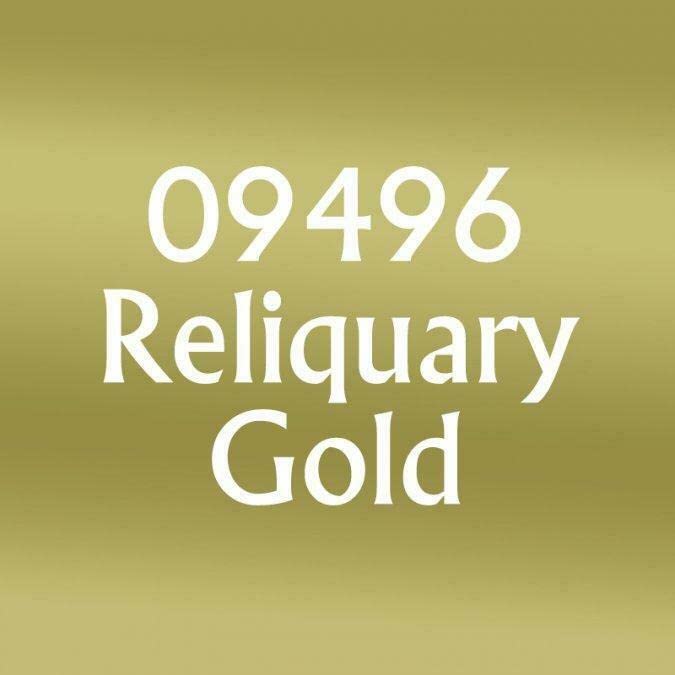Reliquary Gold Acrylic Reaper Master Series Hobby Paint .5oz Dropper Bottle Reaper Miniatures