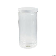 Tall Plastic Jars - 12 Pieces