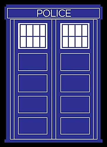 Legion Supplies LGNMAT108 Police Box Black Border Deck Protector, 50 Count