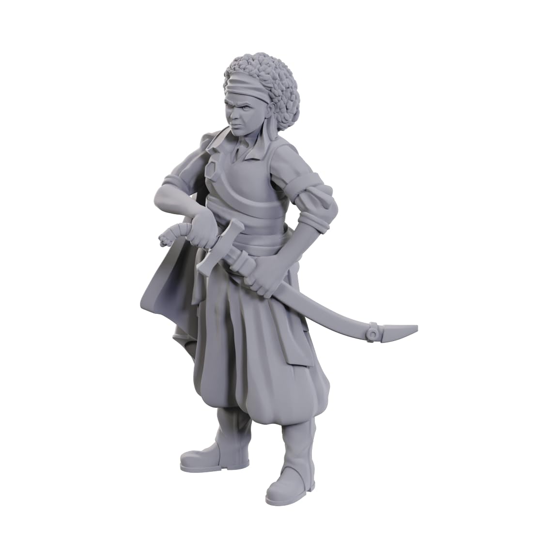 WizKids Dungeons & Dragons Nolzur's Marvelous Miniatures Ansalon Human Rogue | Unpainted Miniatures | Wave 23