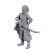 WizKids Dungeons & Dragons Nolzur's Marvelous Miniatures Ansalon Human Rogue | Unpainted Miniatures | Wave 23