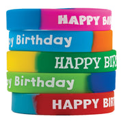 Fancy Happy Birthday Wristbands