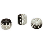 Gate Keeper Games Set of 12 D6: Yin Yang Halfsies Dice