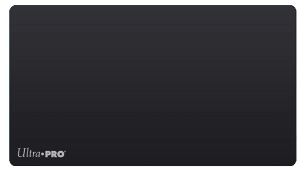 Ultra PRO Playmat for Card Games and Workstations, Solid Black, 84082