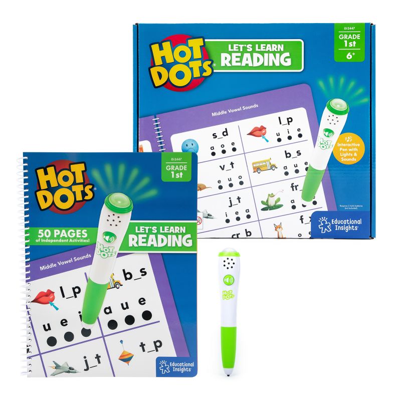 Hot Dots Let's Learn Reading - 1st Grade