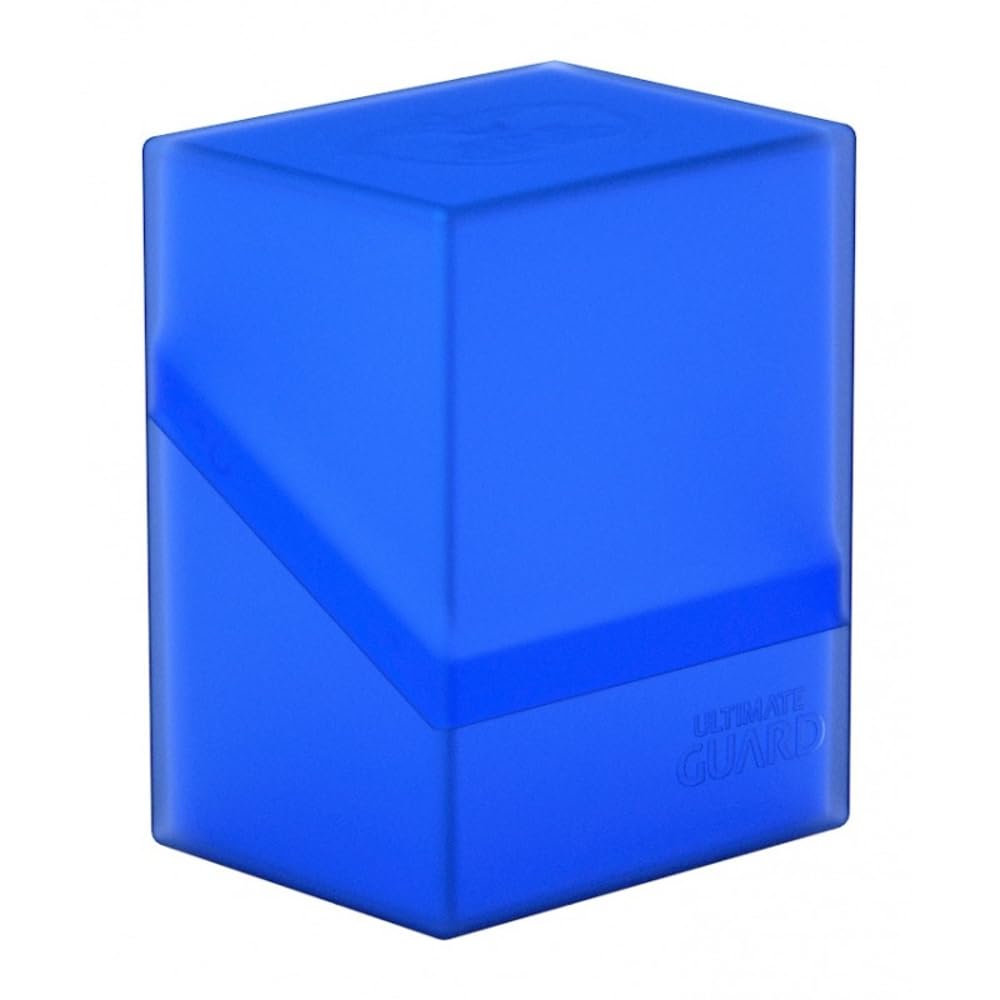 Ultimate Guard Boulder 80+ Classic, Deck Case for 80 Double-Sleeved TCG Cards, Sapphire, Secure & Durable Storage for Trading Card Games, Soft-Touch Finish