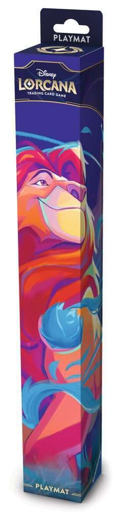 Ravensburger Disney Lorcana TCG Playmat Featuring Mufasa – Ruler of Pride Rock | Protects Cards | Versatile Game, Desk, or Mouse Pad | Durable Non-Slip Surface | Suitable for Ages 8+