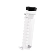 Gamegenic Game Castle Tube Holder - Playmat Tube Carrying Attachment, Includes 1 Playmat Tube, Fits Up to 2 Playmats, Detachable & Travel-Ready Accessory, White Color