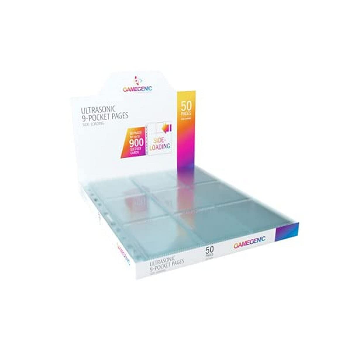 Pages: Ultrasonic Sideloading 9-Pocket Display - Clear (50)