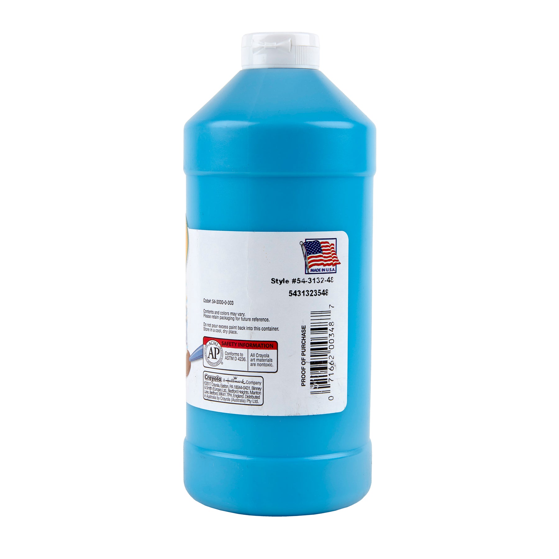 Artista II Washable Tempera Paint, 32 oz, Turquoise