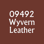 Wyvern Leather Acrylic Reaper Master Series Hobby Paint .5oz Dropper Bottle Reaper Miniatures