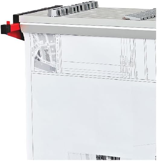 Drop/Lift Wall Rack for Blueprints, Red
