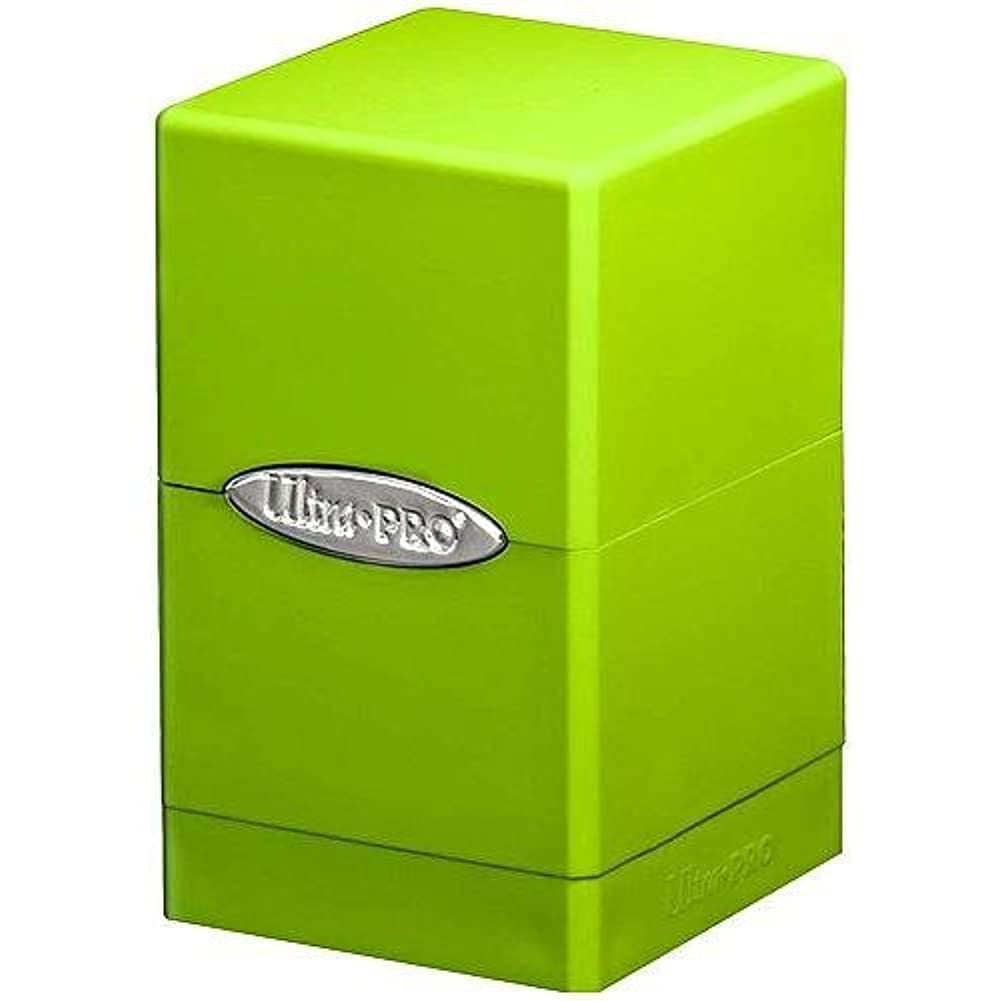 Lime Green Satin Tower Deck Boxes