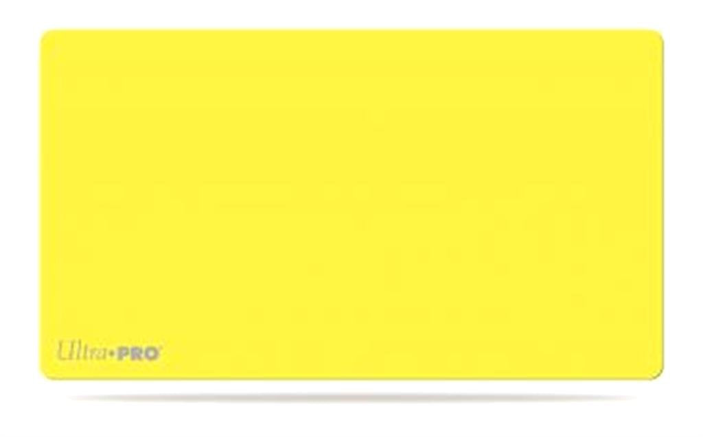 Solid Yellow Play Mat Card Game