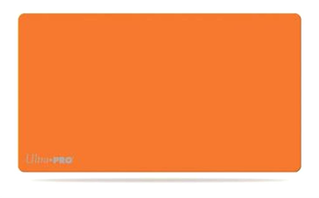 Solid Orange Play Mat Card Game