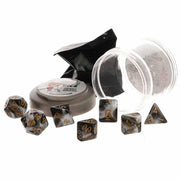 Reaper Miniatures REM19051 Pizza Dungeon Dual Dice White & Black